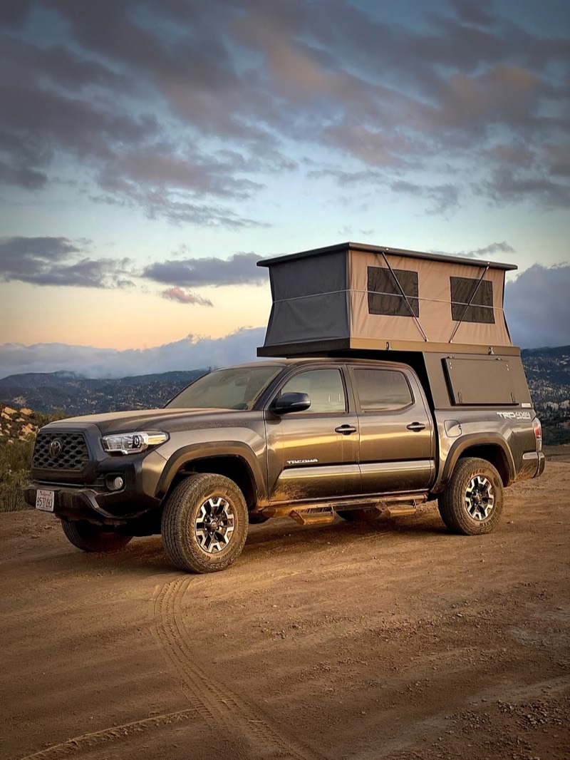 Badlander straight pop-up camper